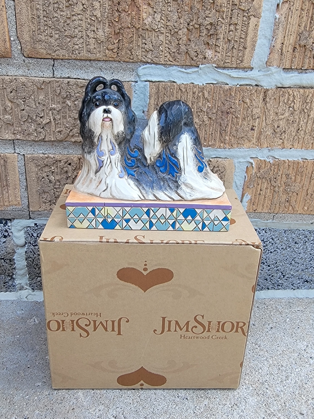 Jim Shore 2009 Ming Shih Tzu Dog Figurine
